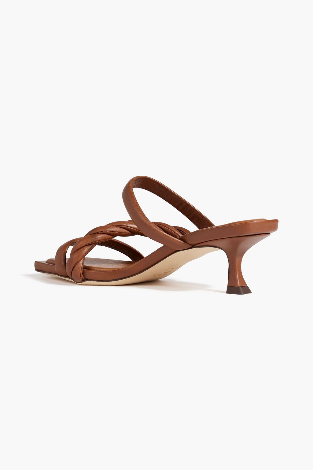 JIMMY CHOO Diosa twisted leather mules