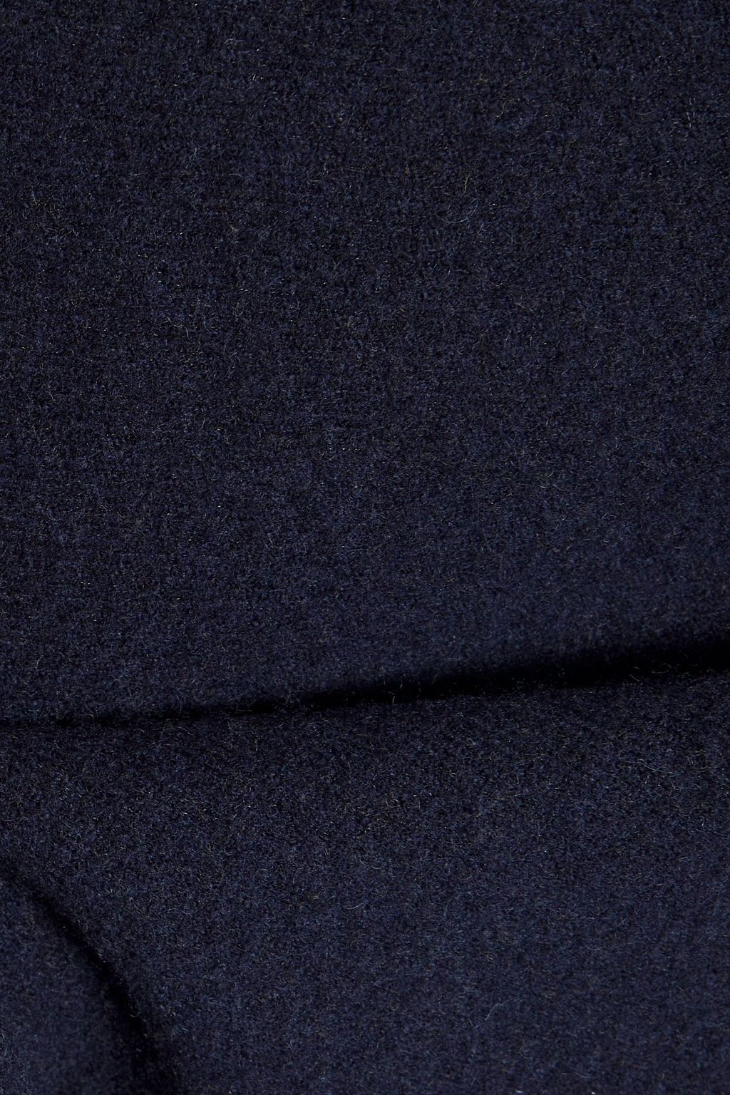 JIL SANDER تنورة طويلة من مزيج صوف ونسيج بحبكة جاكار بتصميم درابيه