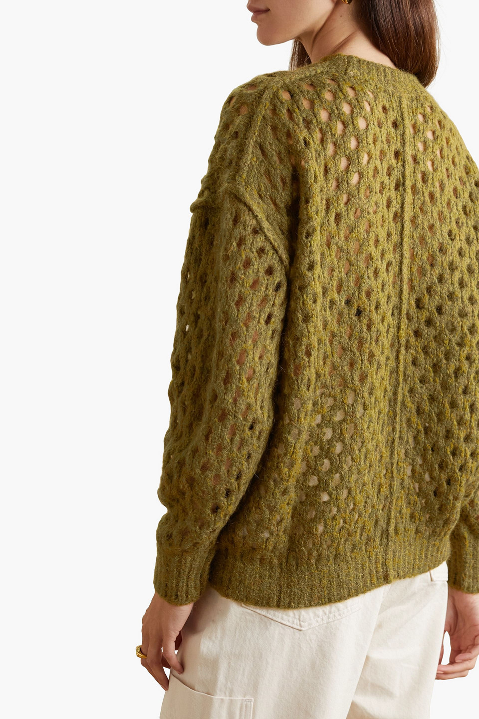 ISABEL MARANT ÉTOILE TIANA OPEN-KNIT SWEATER