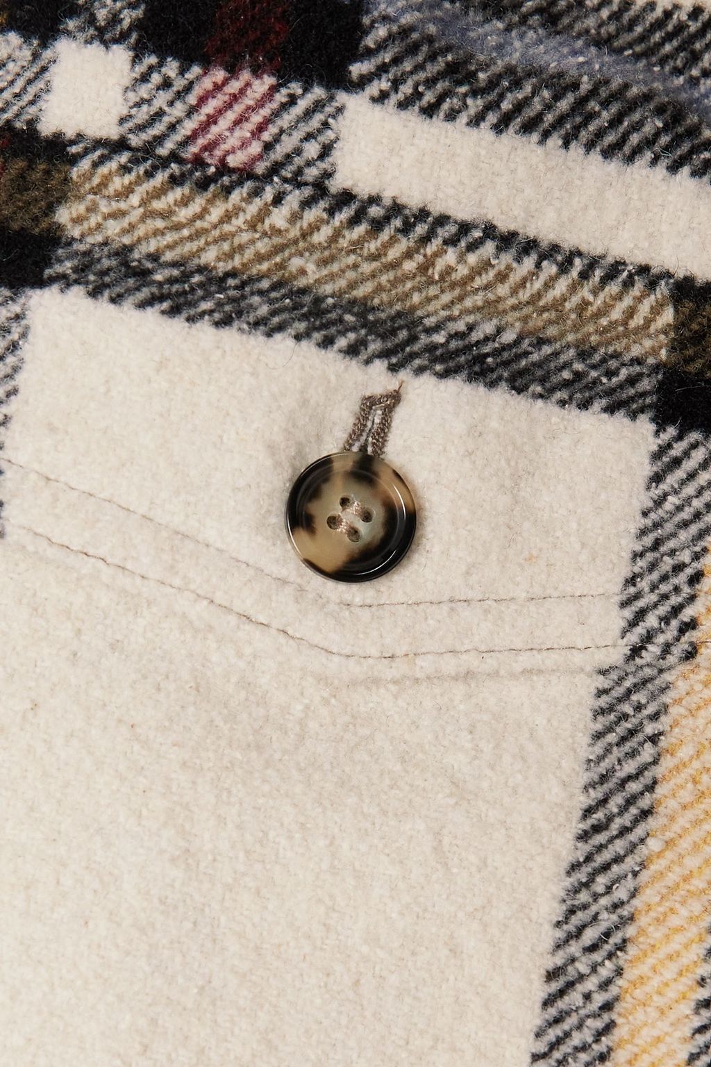 MARANT ÉTOILE Ervey checked flannel jacket