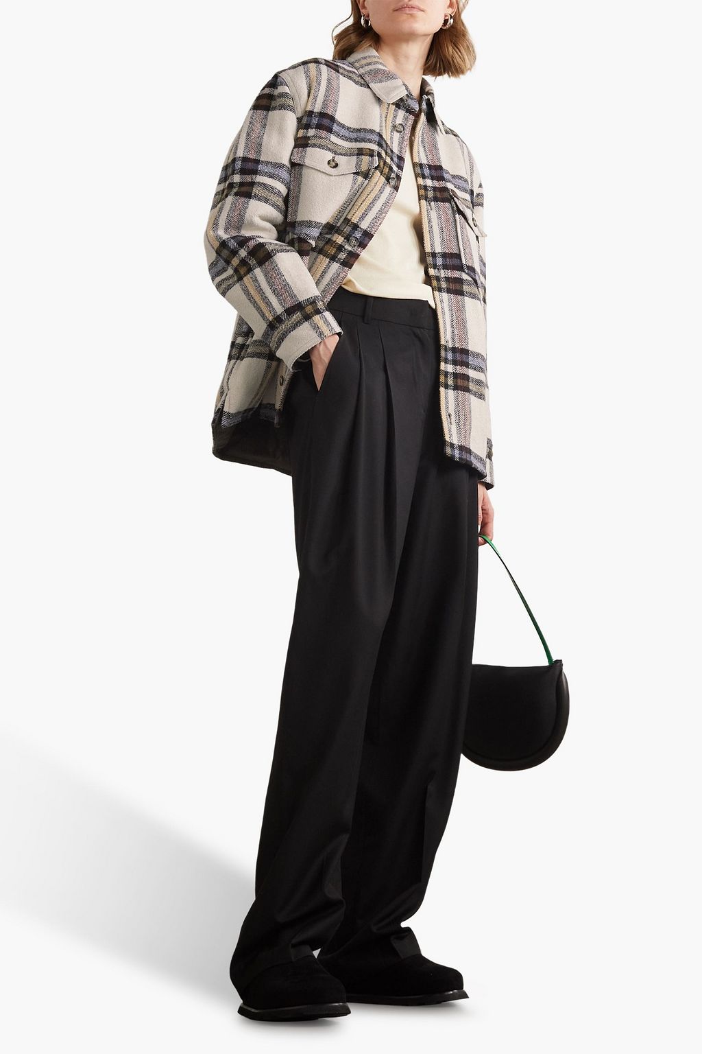 MARANT ÉTOILE Ervey checked flannel jacket