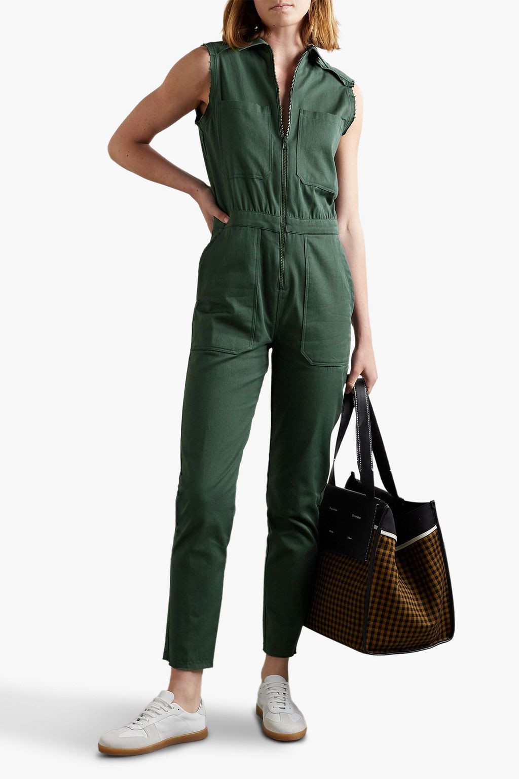 RIVET UTILITY Boss cotton-twill jumpsuit