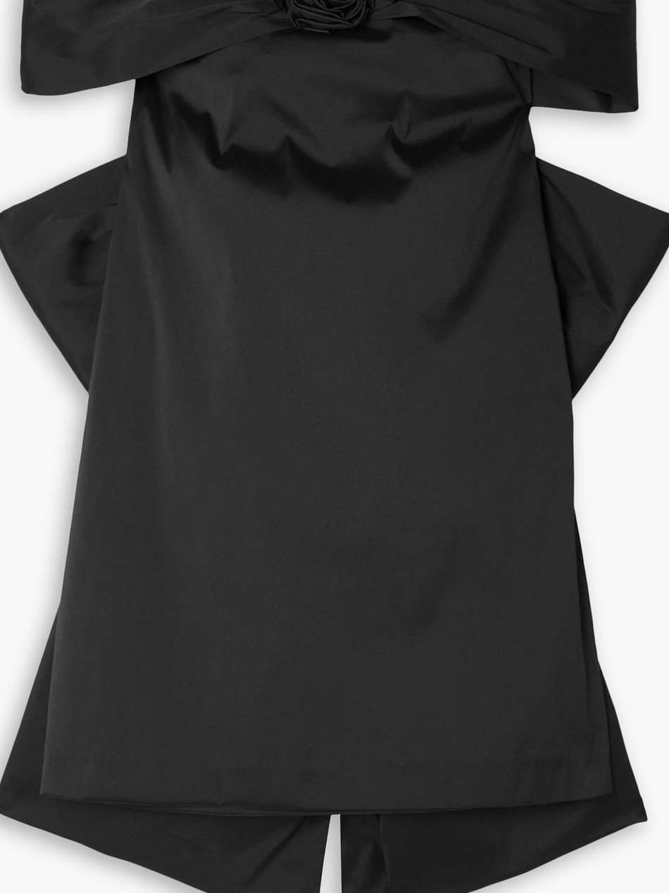 sacha off-the-shoulder taffeta mini dress