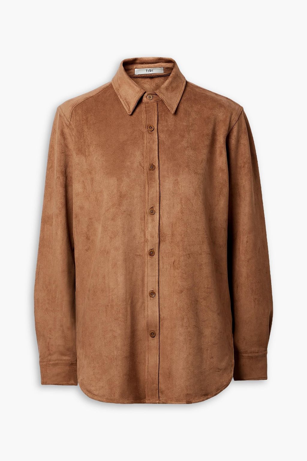 TIBI Faux suede shirt | THE OUTNET