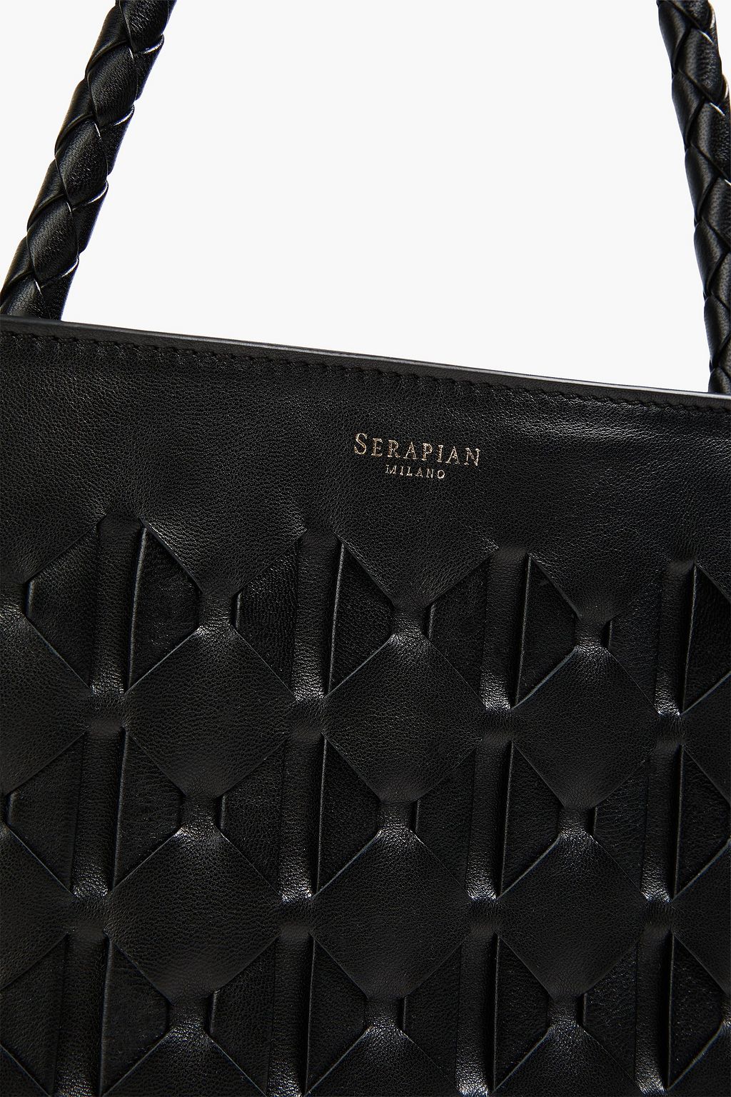 SERAPIAN Tote Bag „1928“ aus geflochtenem Leder