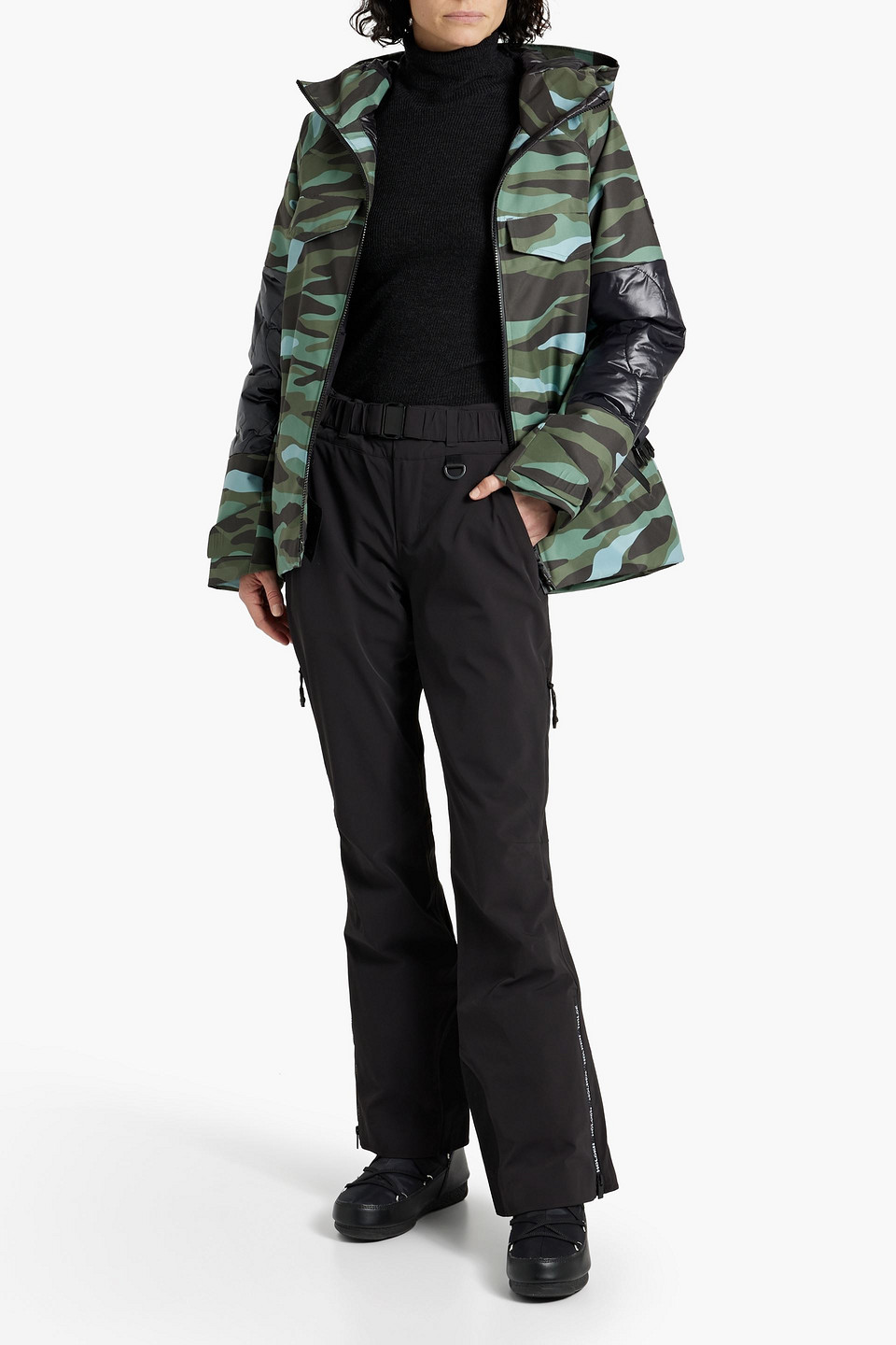 Shop Holden Alpine Belted Ski Pants In Black