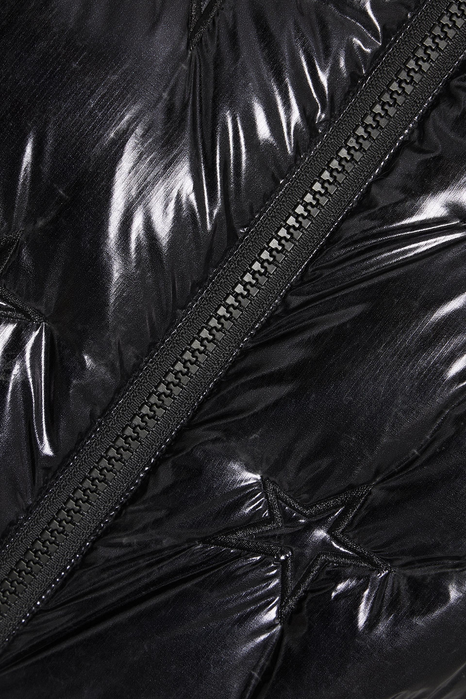PERFECT MOMENT QUILTED GLOSSED SKI SUIT