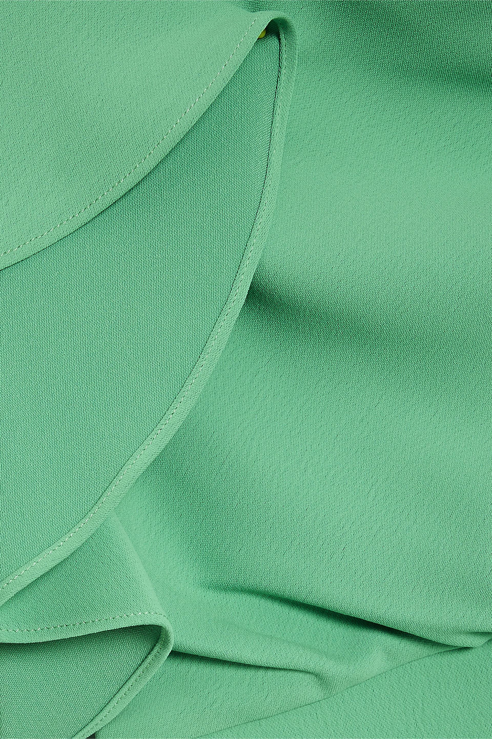 Badgley Mischka Women's Cascade Flounce Sleeve Sheath Dress In Mint
