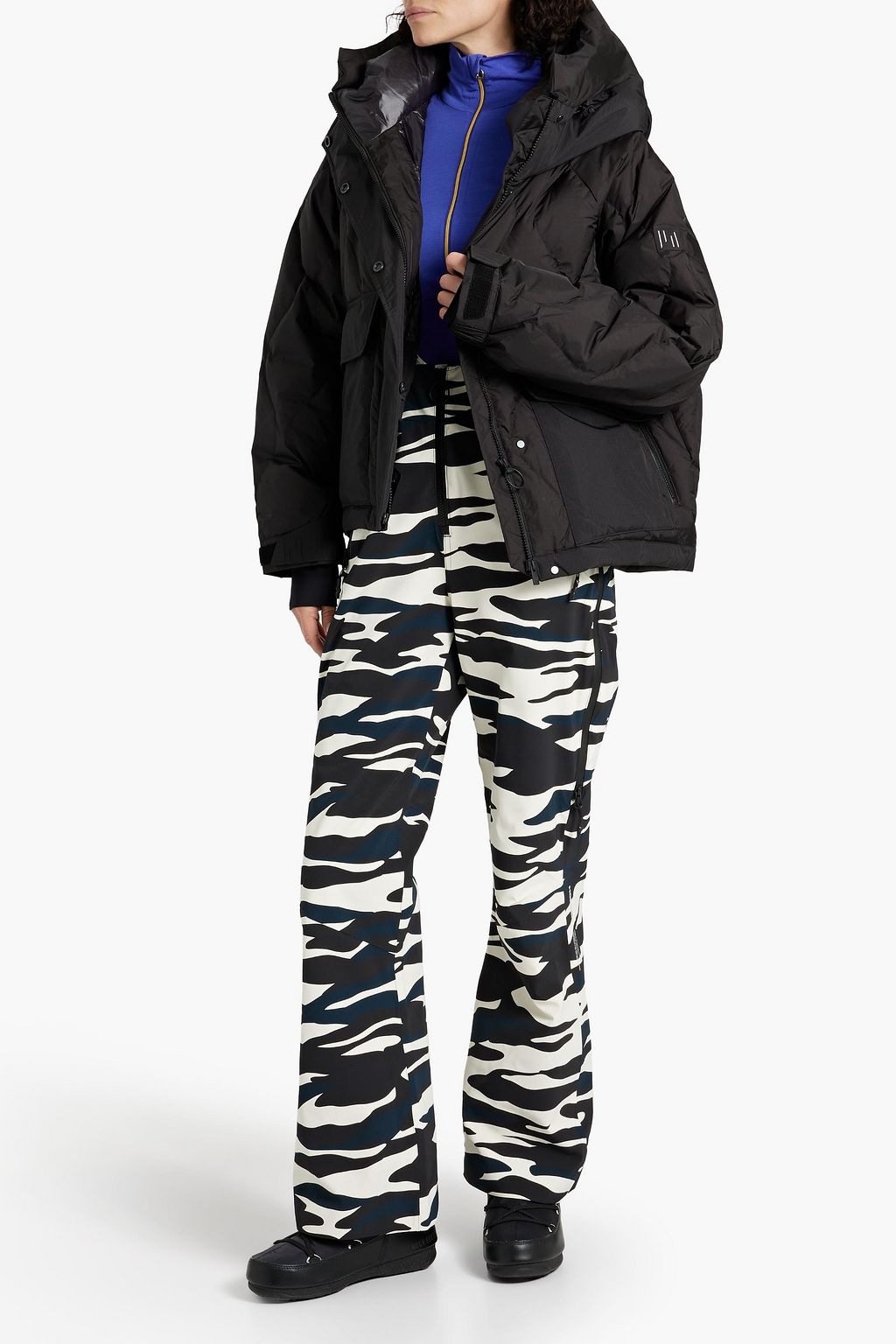 HOLDEN Alpine quilted hooded ski jacket