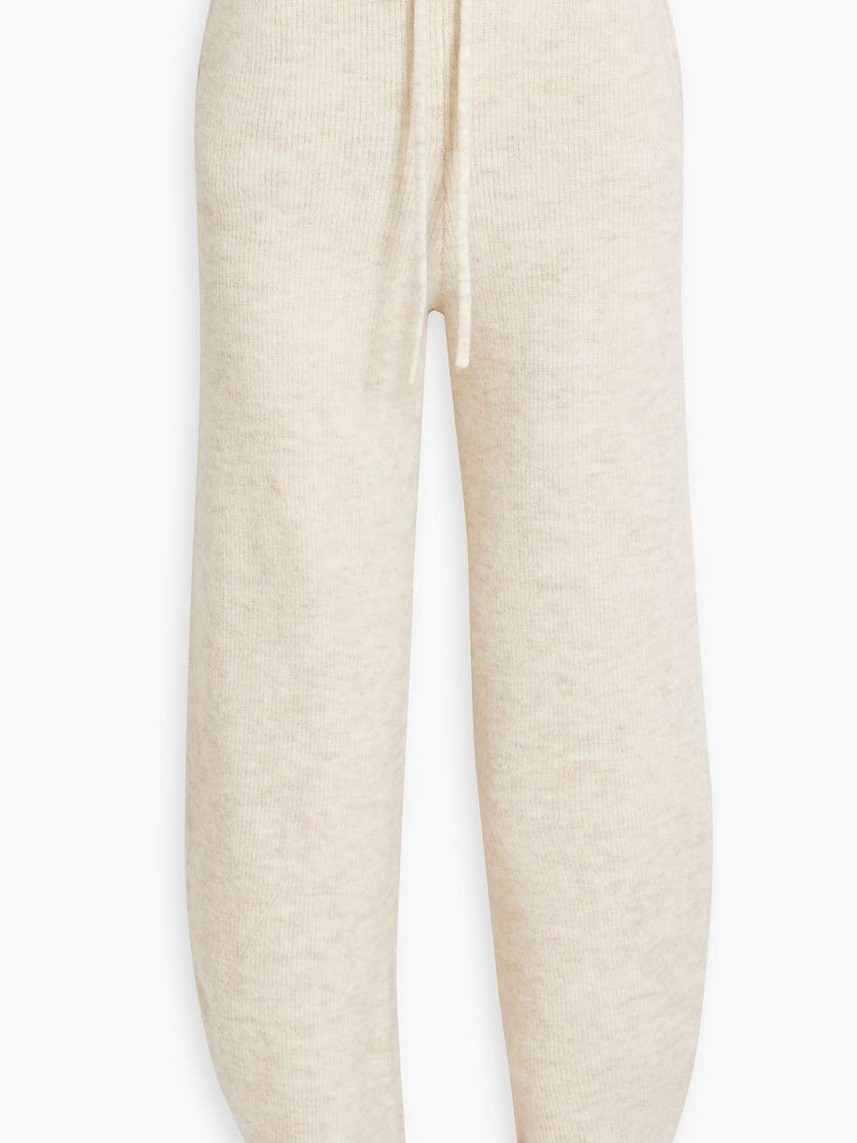 chalet mélange ribbed-knit track pants