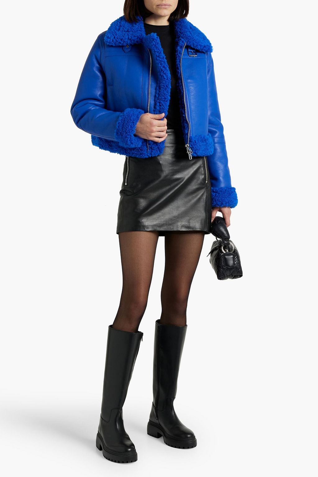 STAND STUDIO Lorelle faux leather jacket