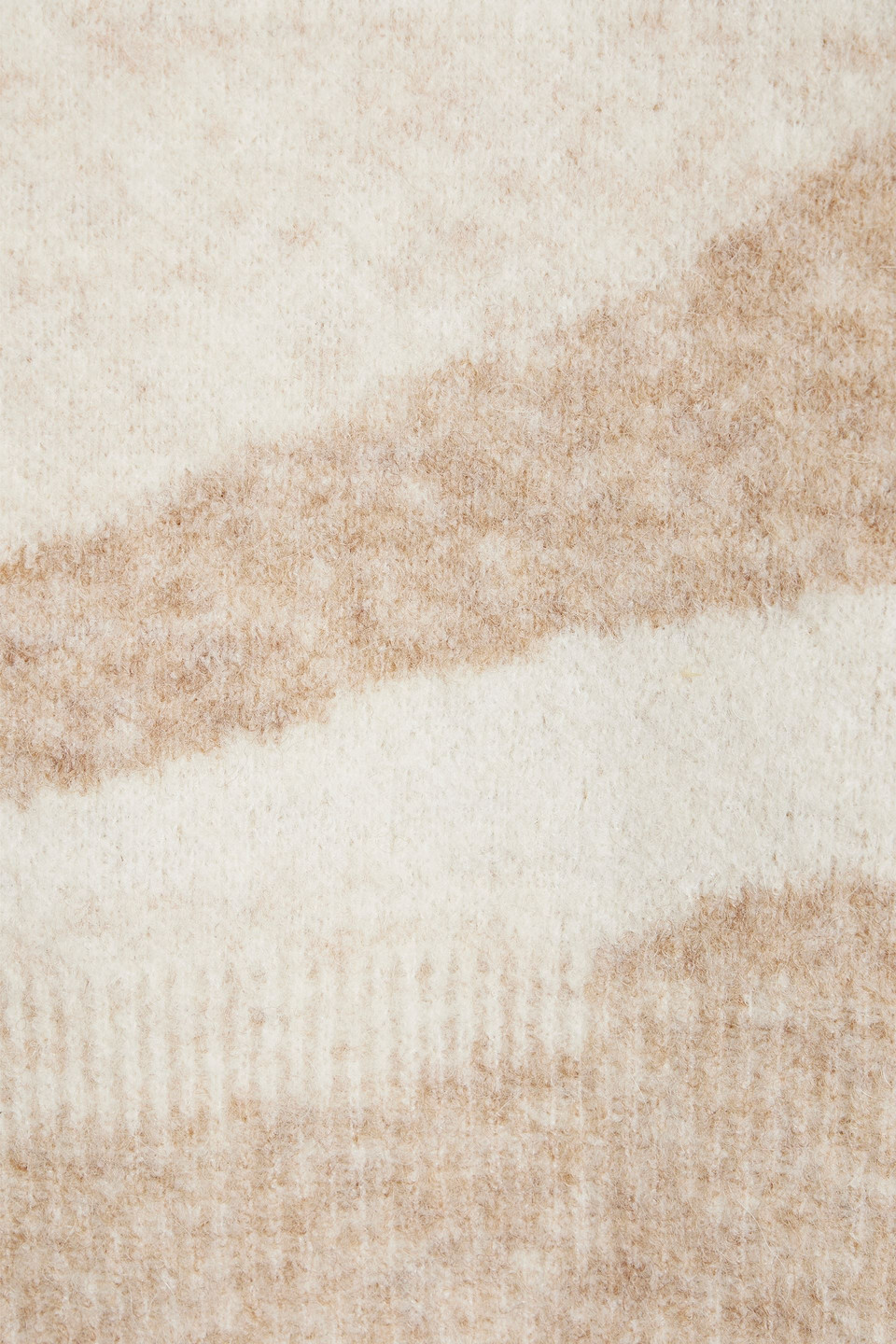 Holden Chalet Brushed Jacquard-knit Hoodie In Beige