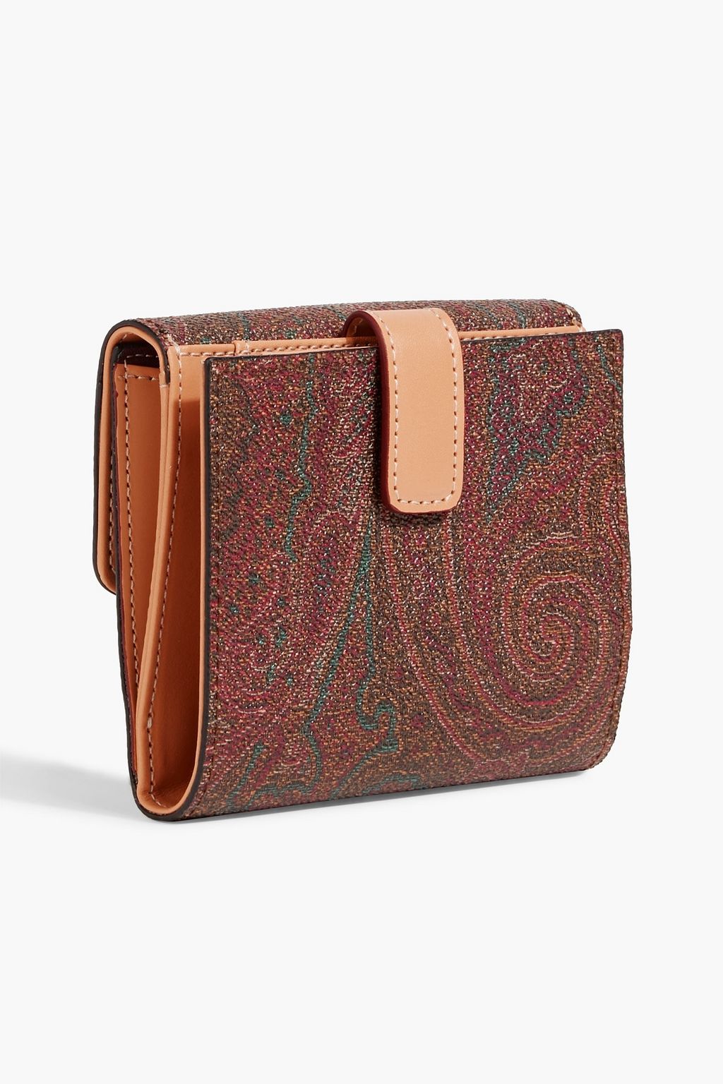 ETRO Paisley-print coated-canvas wallet