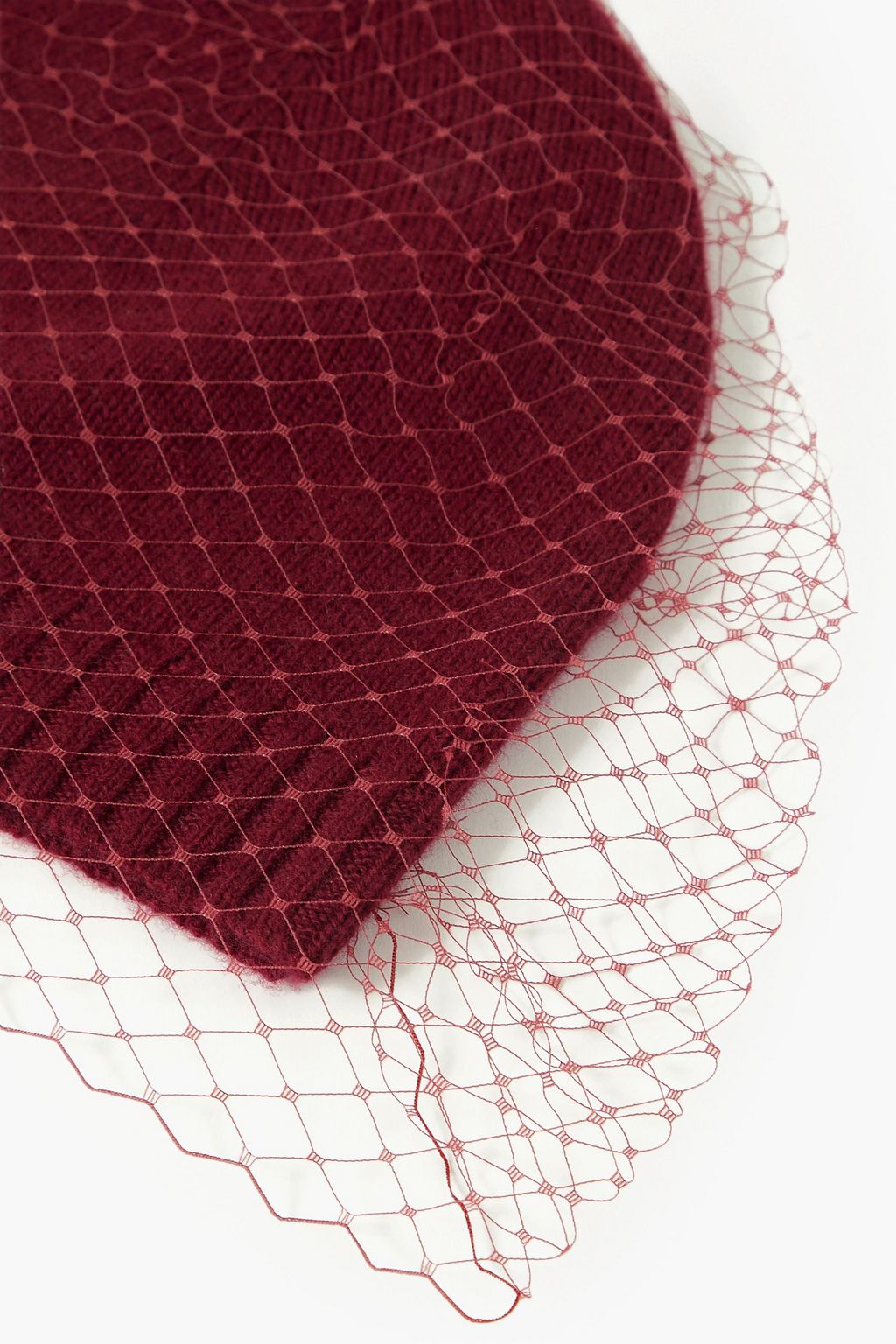 EUGENIA KIM Lucinda mesh-trimmed merino wool and cashmere-blend beanie