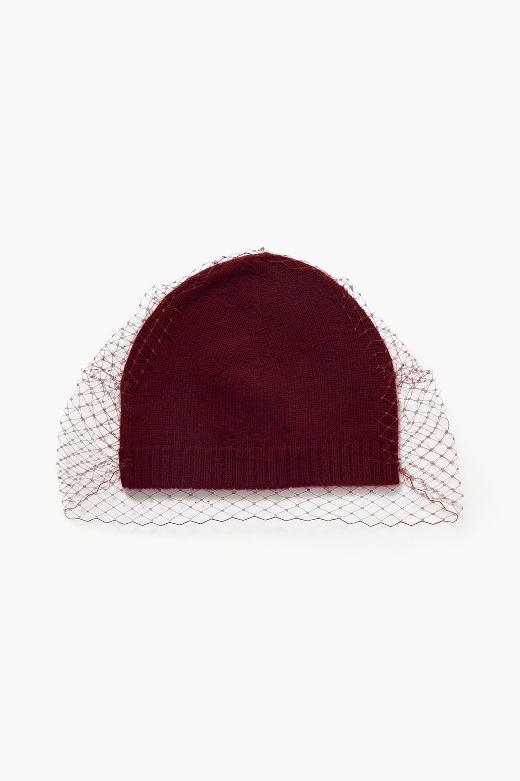 EUGENIA KIM Lucinda mesh-trimmed merino wool and cashmere-blend beanie