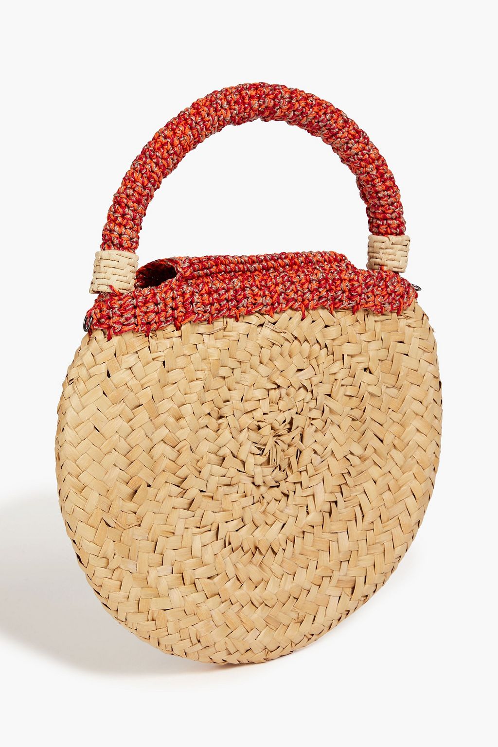CATARINA MINA Carnaúba crochet and faux raffia tote