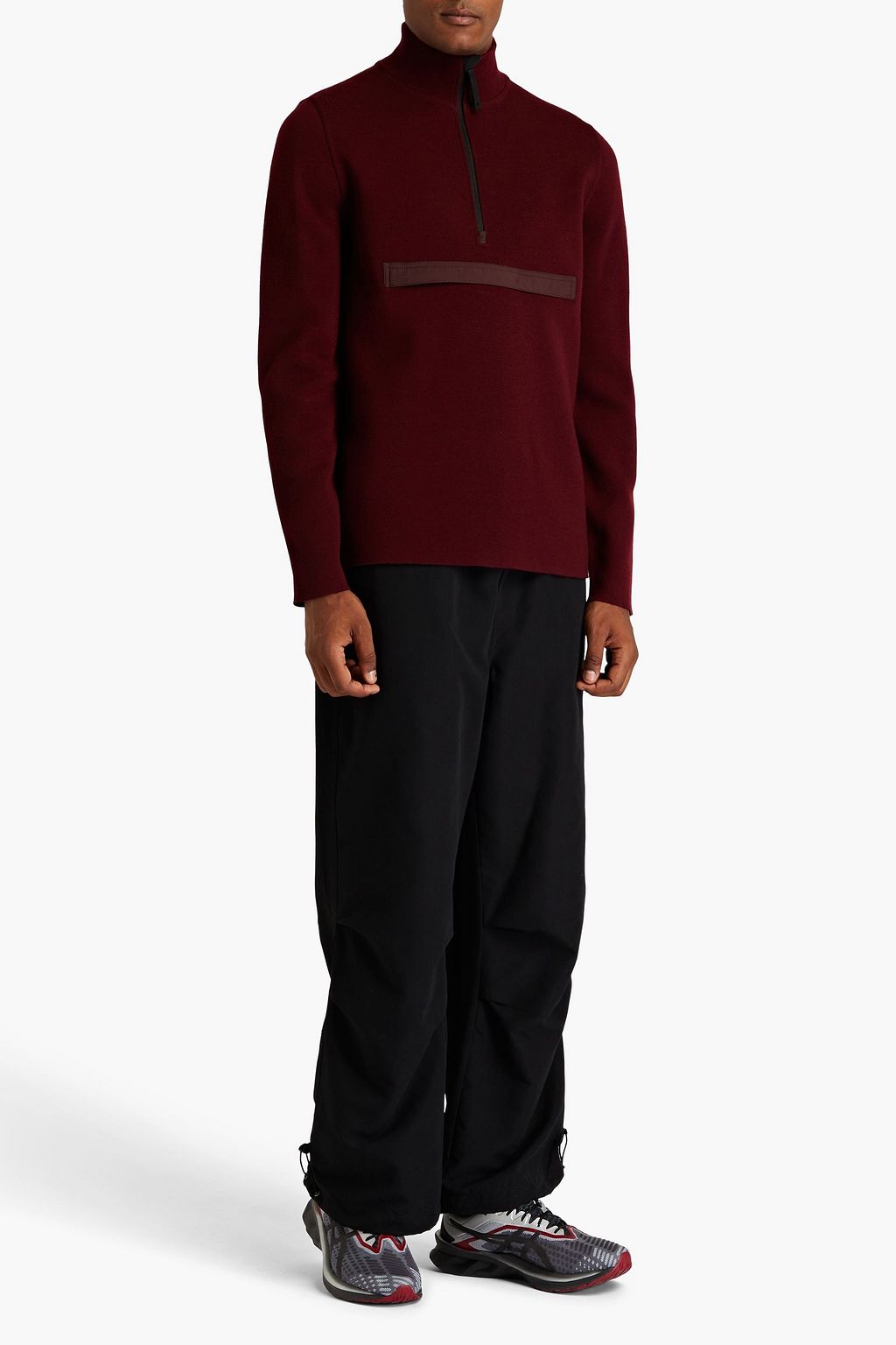 AZTECH MOUNTAIN Matterhorn shell-trimmed wool turtleneck sweater