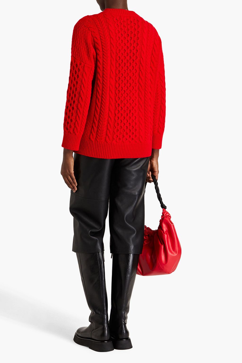 &DAUGHTER Cable-knit wool sweater