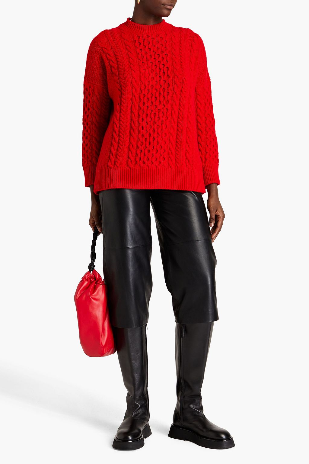 &DAUGHTER Cable-knit wool sweater