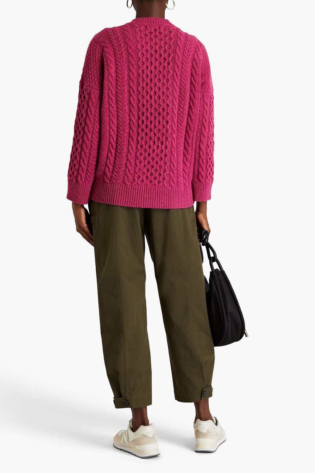 &DAUGHTER Cable-knit wool sweater