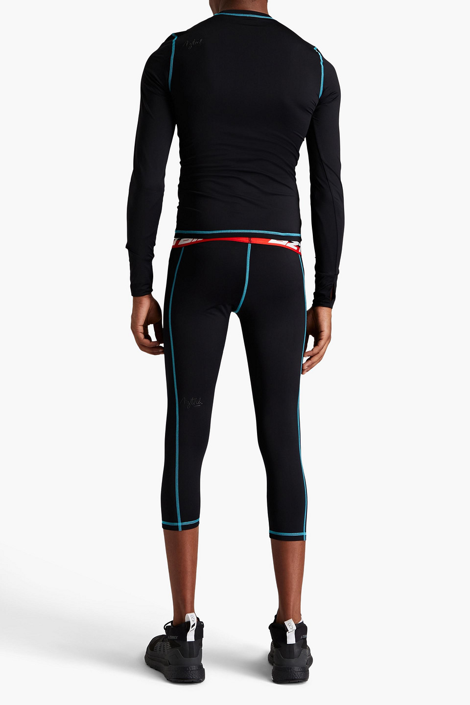  Aztech Mountain - Cropped Stretch Tights - Black - Xs/s 