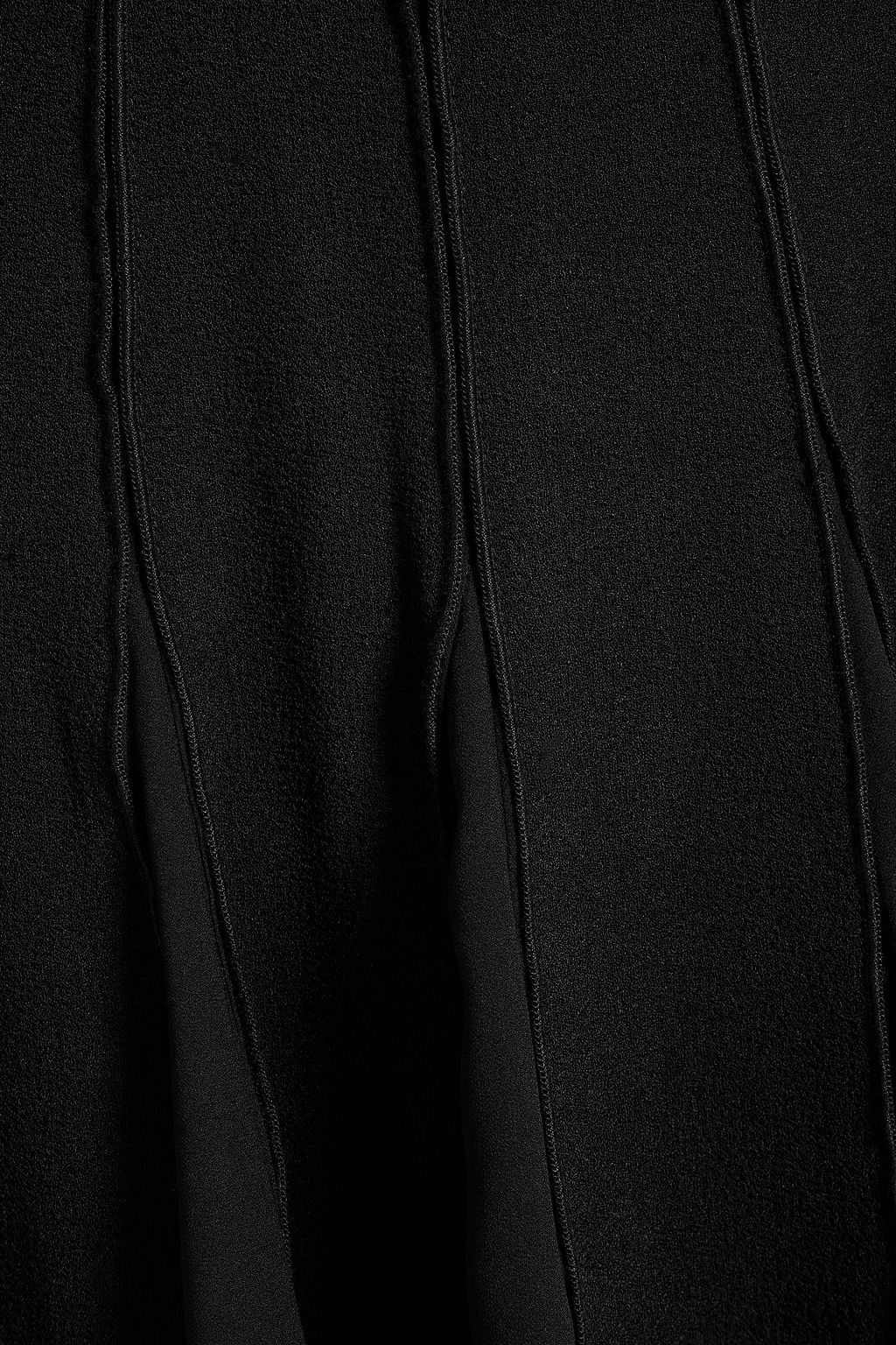 SIMKHAI Chiffon-paneled cutout crepe mini dress
