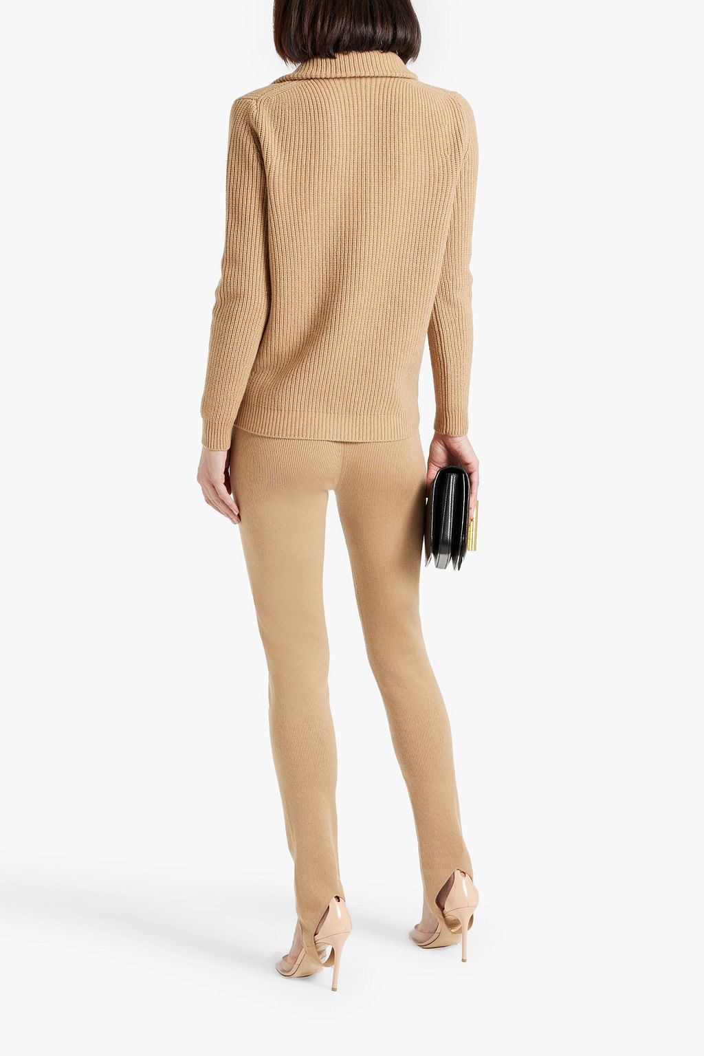 TOM FORD Ribbed wool and cashmere-blend cardigan