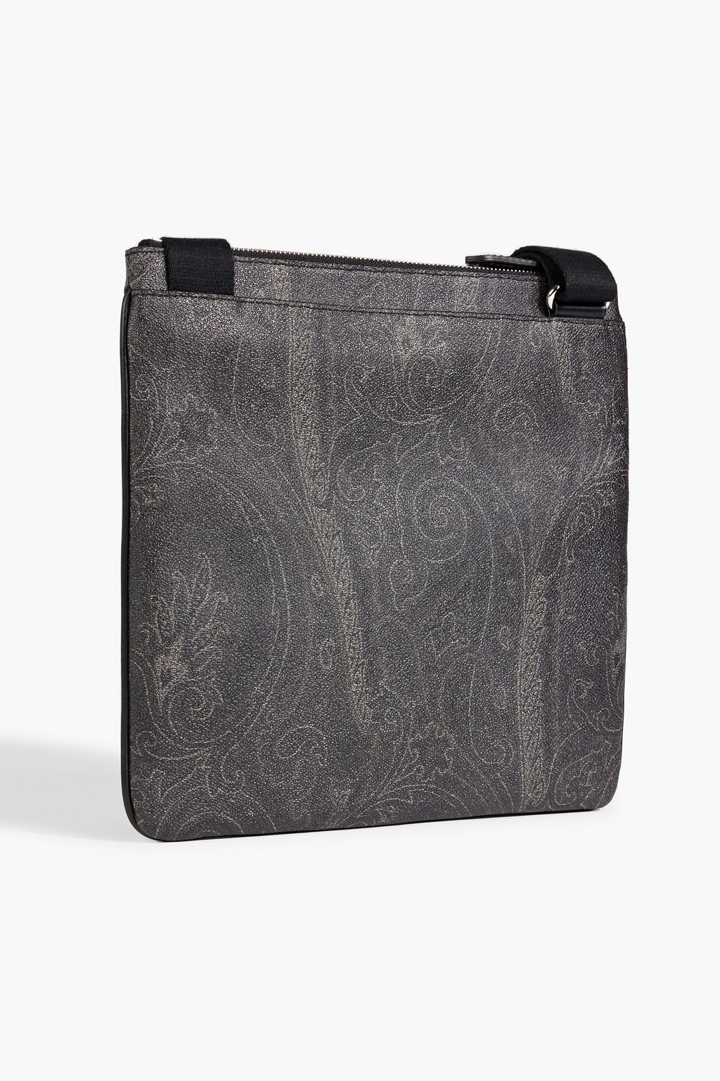 ETRO Paisley-print coated canvas messenger bag