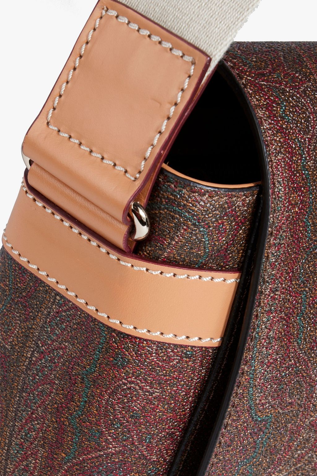 ETRO Paisley-print coated-canvas messenger bag