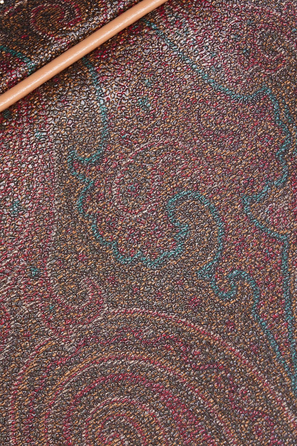 ETRO Paisley-print coated-canvas pouch
