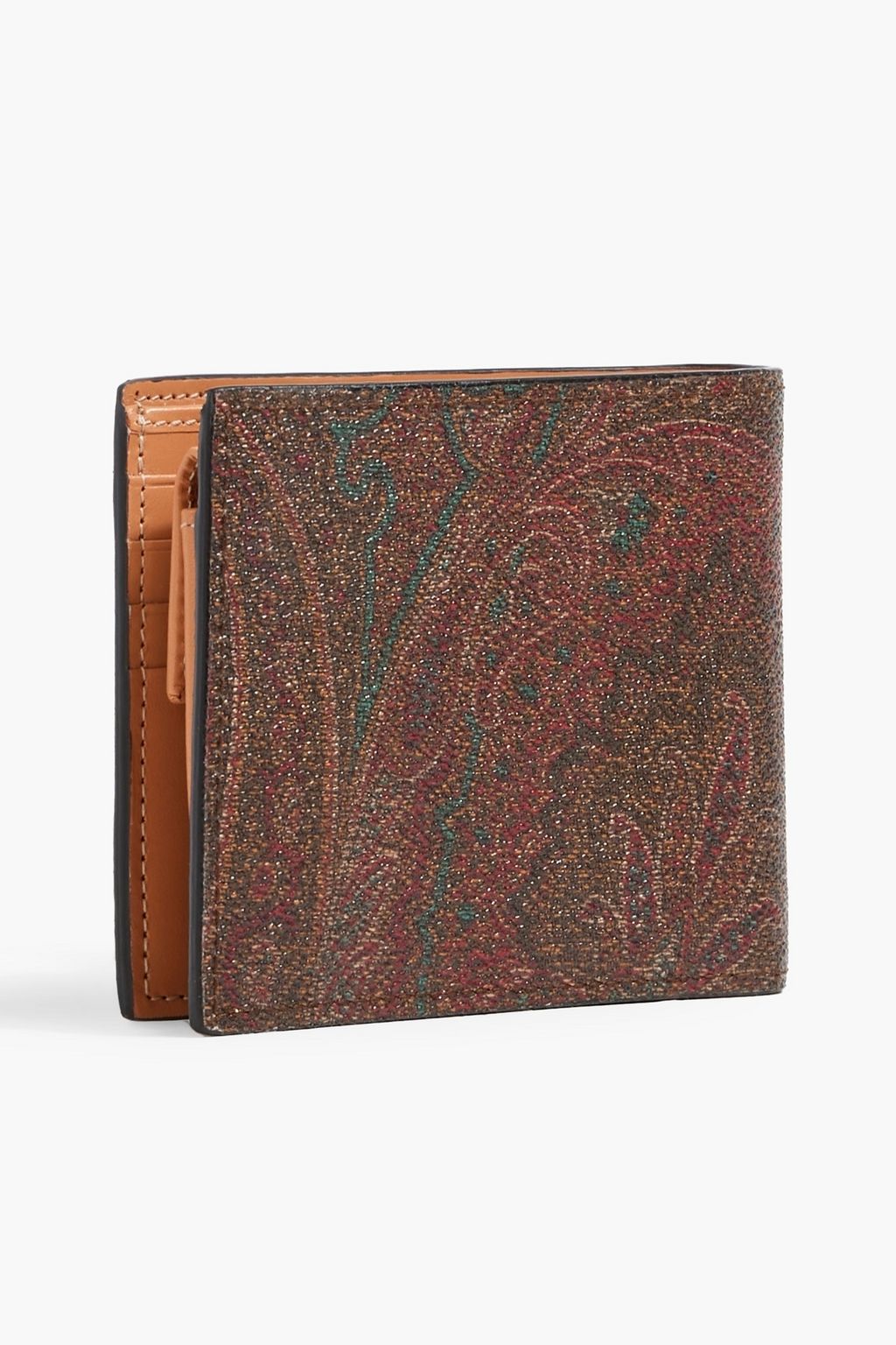 ETRO Paisley-print coated-canvas wallet