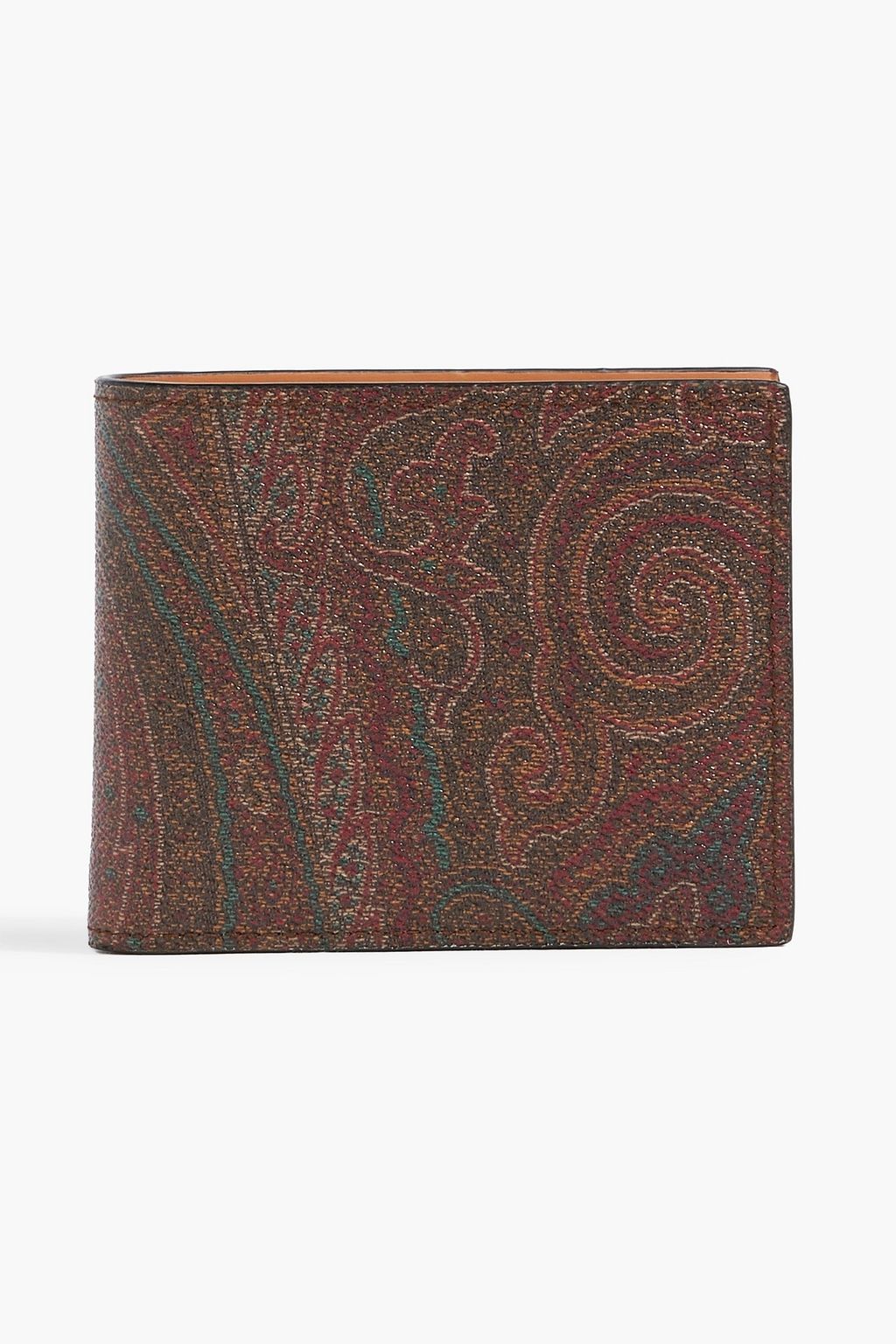 Etro Paisley Print Wallet - Brown