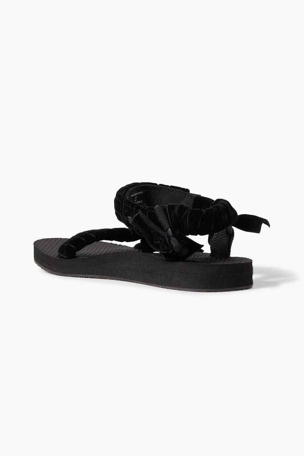 ARIZONA LOVE Trekky velvet and canvas sandals