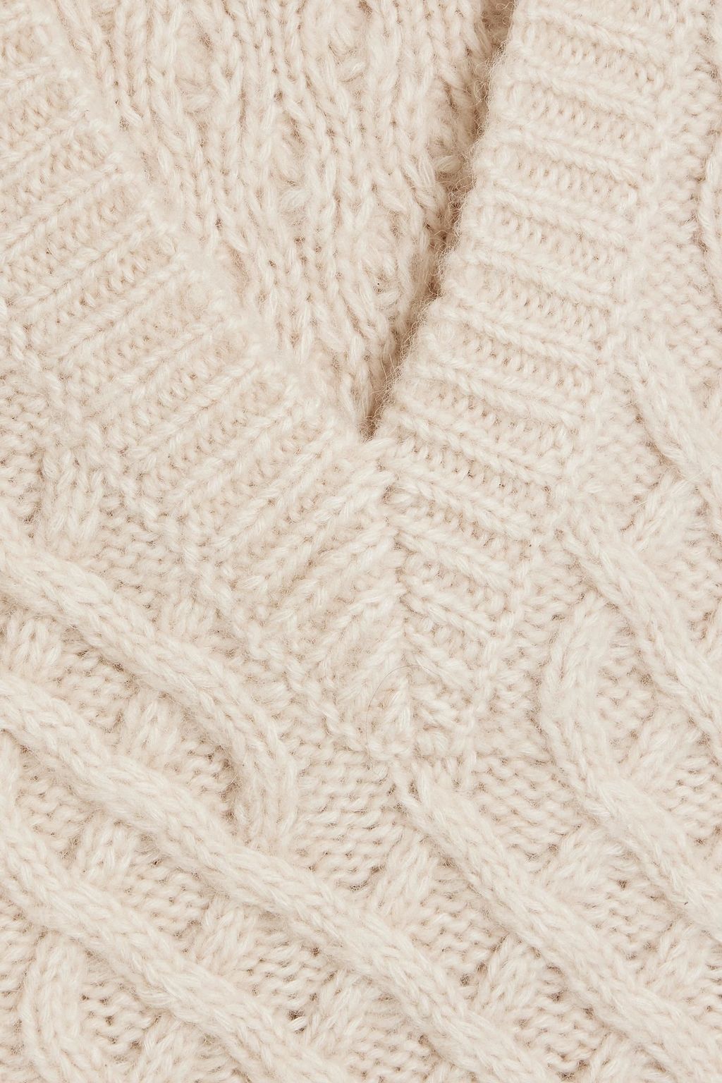 RAG & BONE Elizabeth cable-knit wool-blend vest