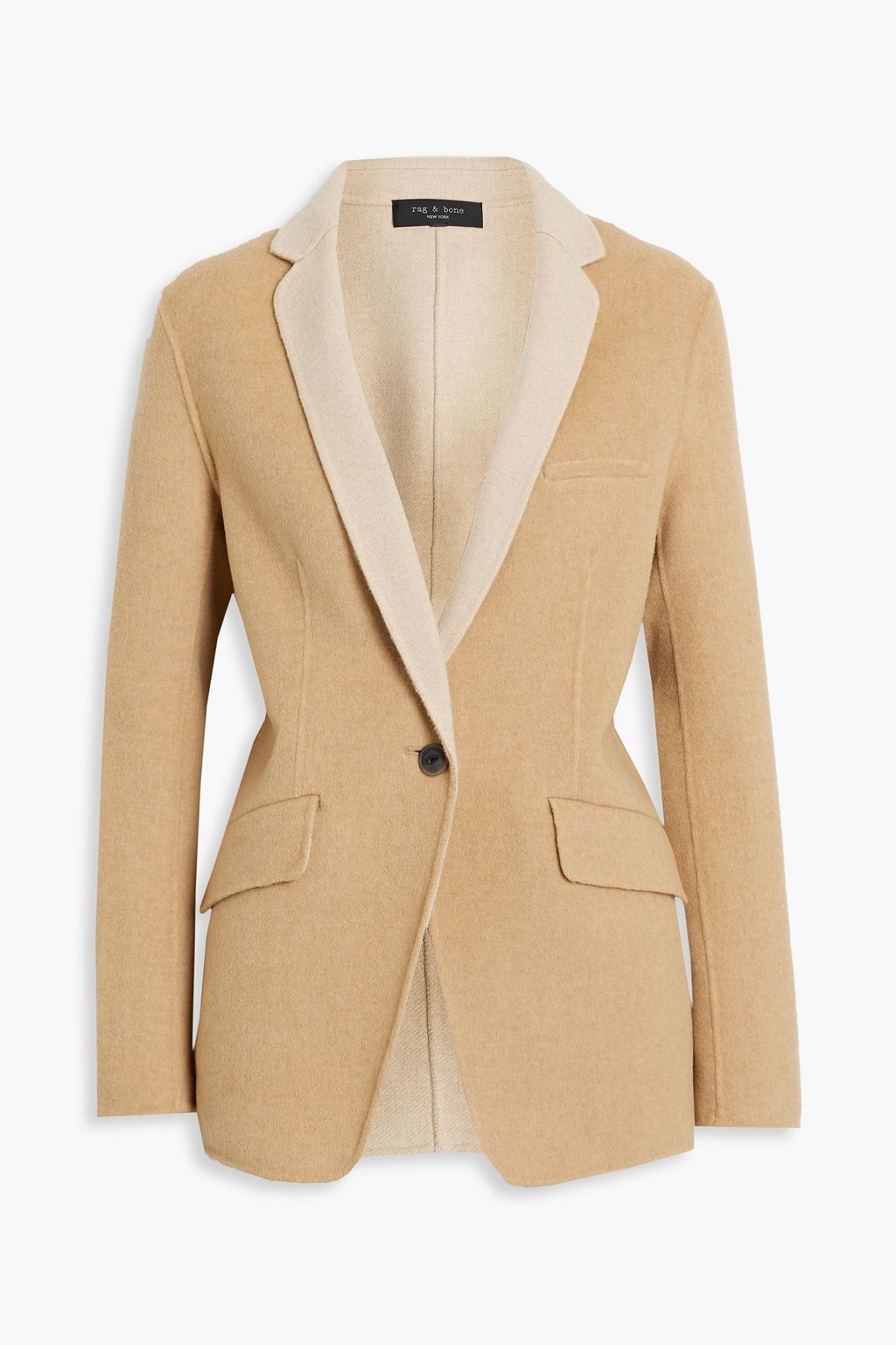 RAG & BONE Margot wool-blend felt blazer | THE OUTNET