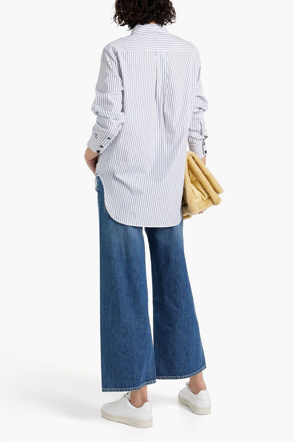 RAG & BONE Maxine striped cotton-poplin shirt | THE OUTNET