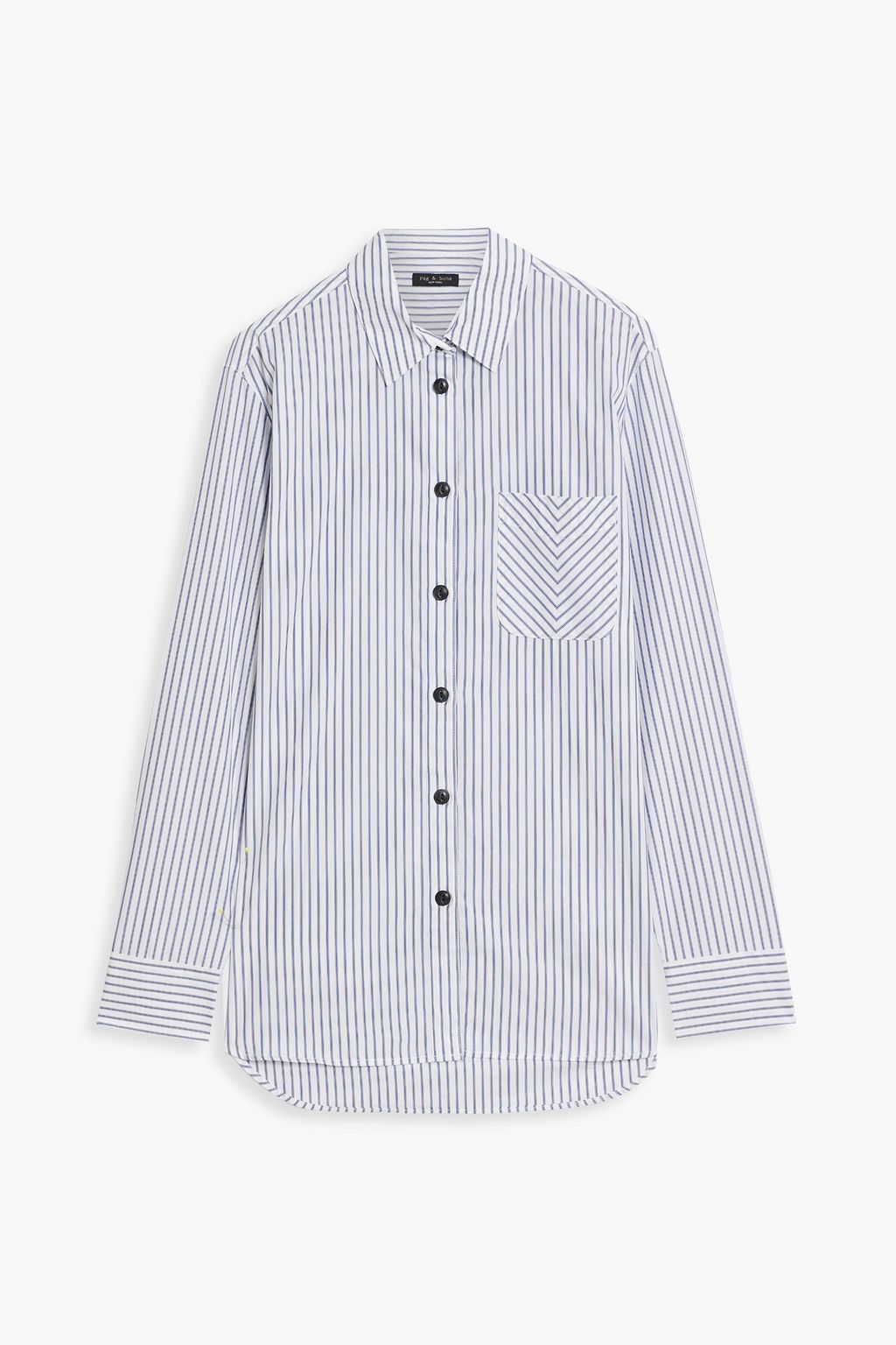 RAG & BONE Maxine striped cotton-poplin shirt | THE OUTNET