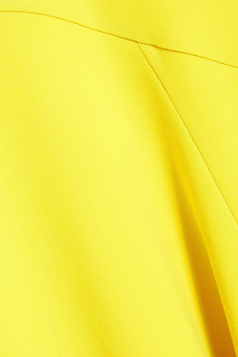 Roksanda Womens Bright Yellow Adriana Crepe Midi Dress In Bright Yellow