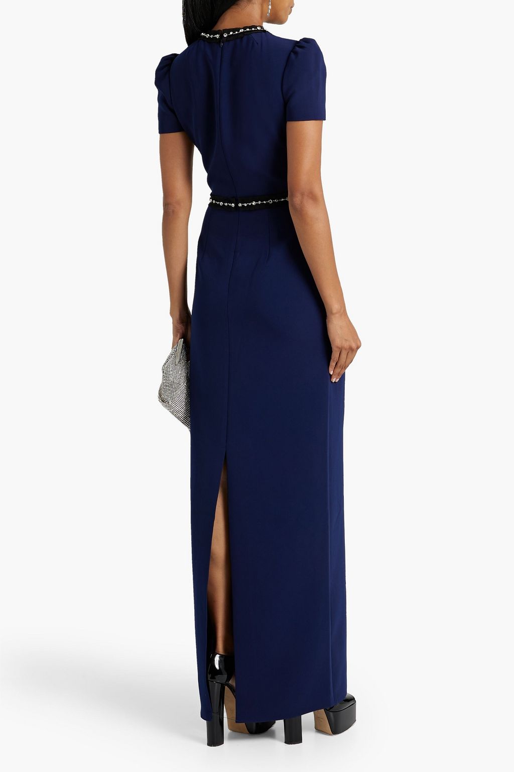 JENNY PACKHAM クレープ ロングドレス