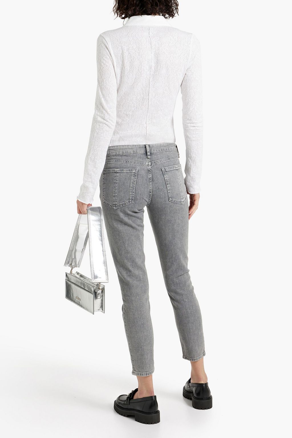 RAG & BONE Jacquard-knit cotton-blend polo shirt