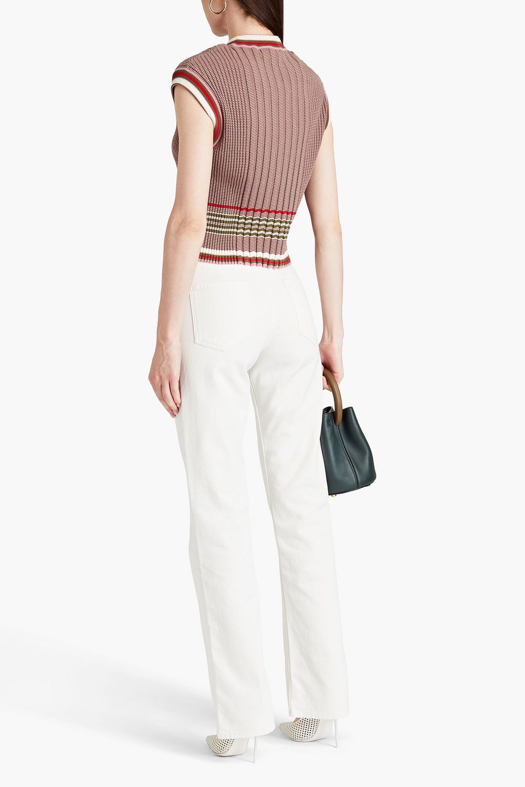 VICTORIA BECKHAM ハイライズ ブーツカットジーンズ