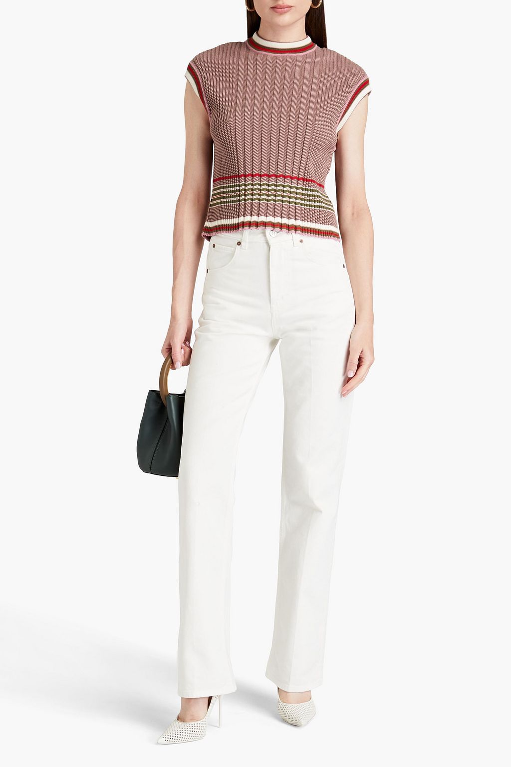 VICTORIA BECKHAM ハイライズ ブーツカットジーンズ