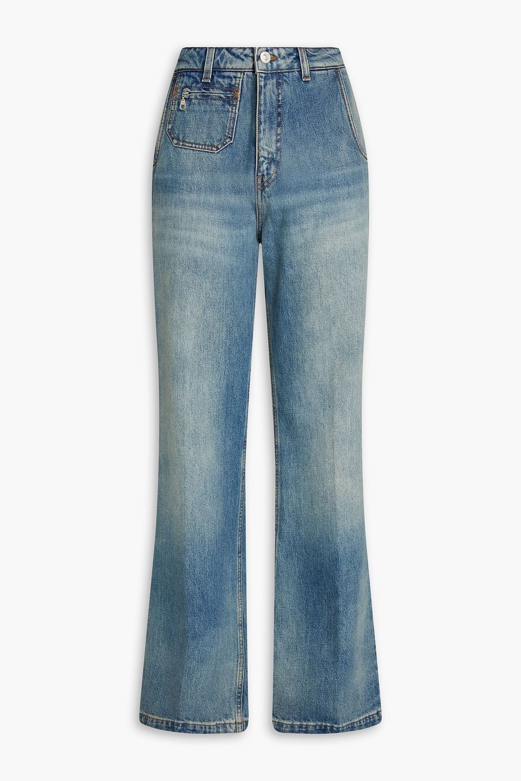 VICTORIA BECKHAM High-rise flared jeans | THE OUTNET