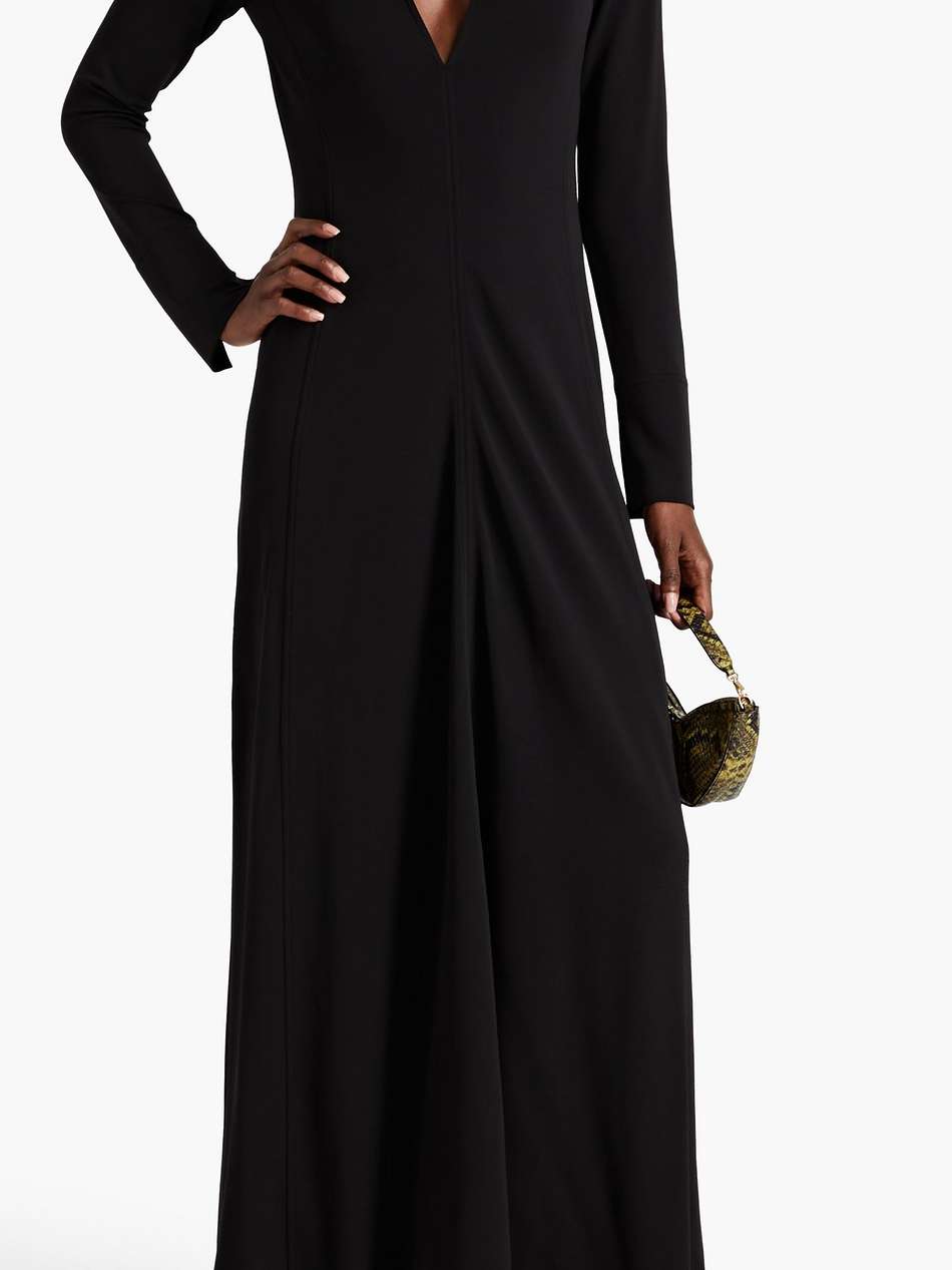cutout stretch-jersey maxi dress