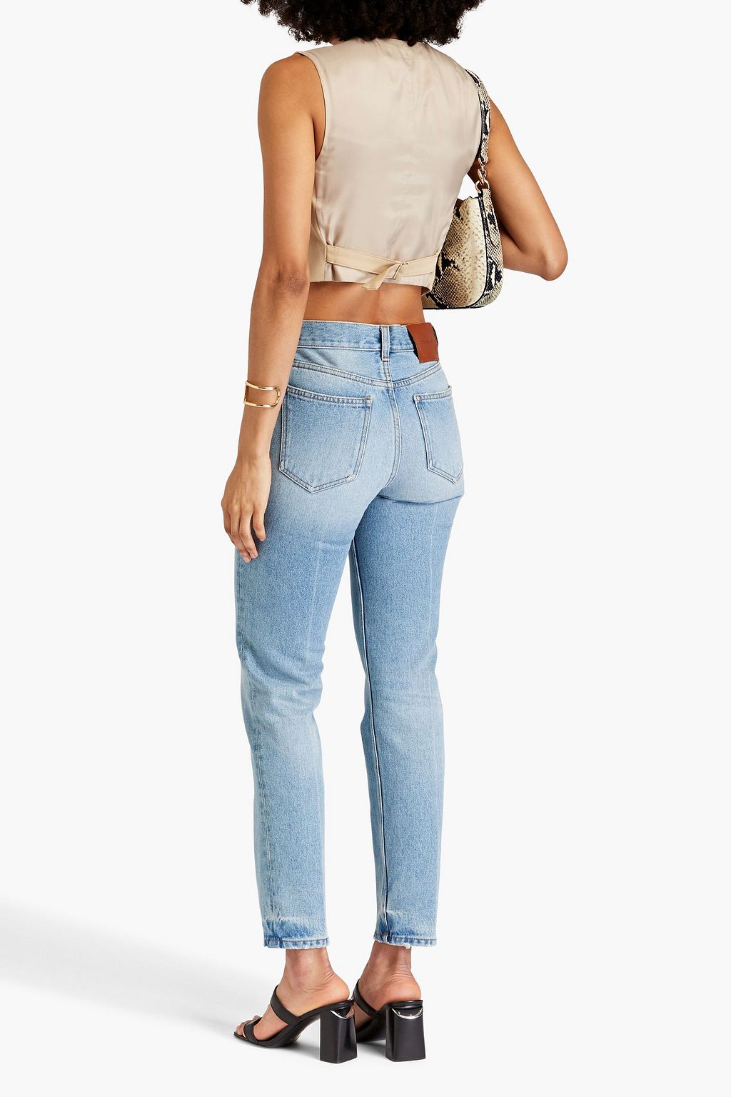 VICTORIA BECKHAM High-rise straight-leg jeans