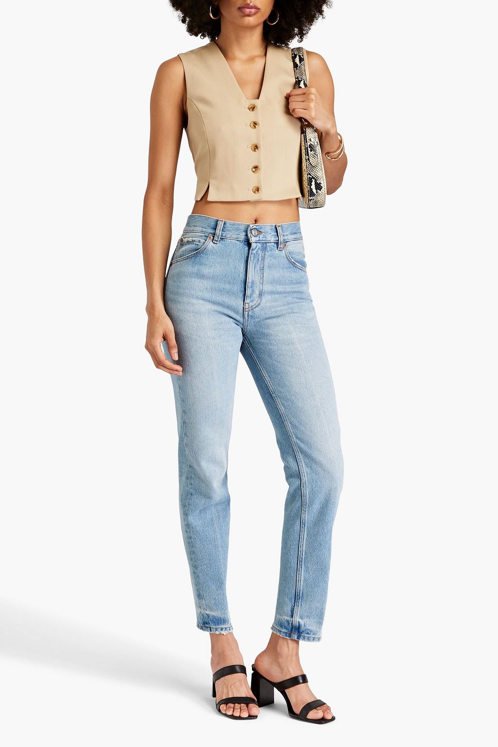 VICTORIA BECKHAM High-rise straight-leg jeans