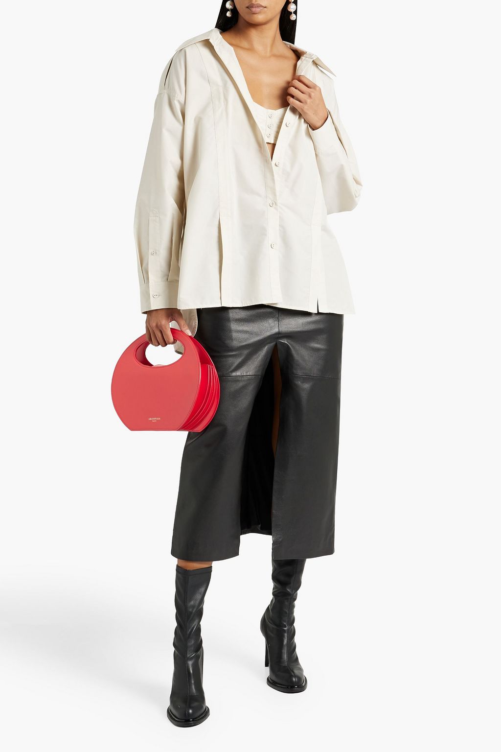 3.1 PHILLIP LIM Cotton-blend poplin shirt