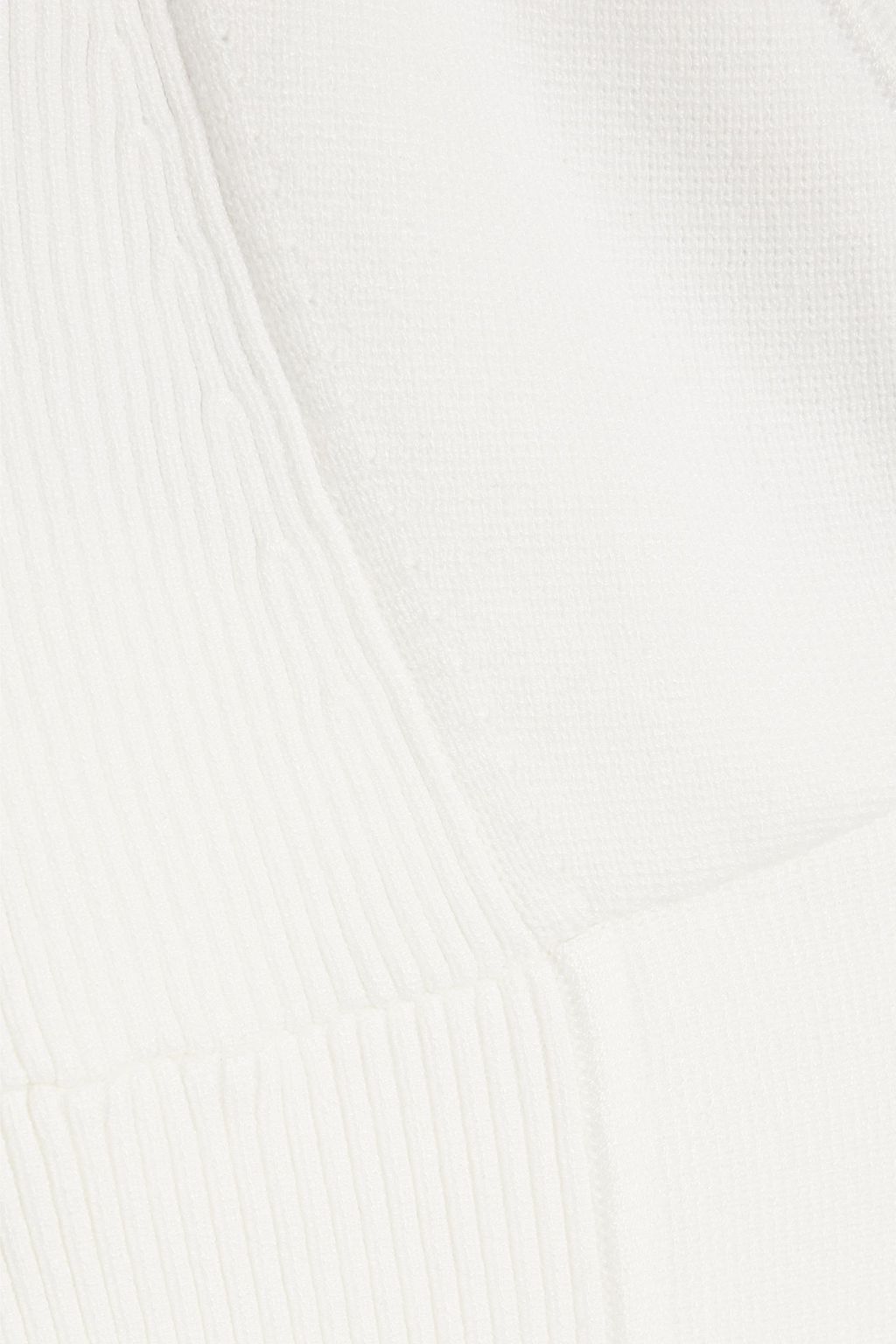 3.1 PHILLIP LIM Tulle-trimmed stretch-knit camisole