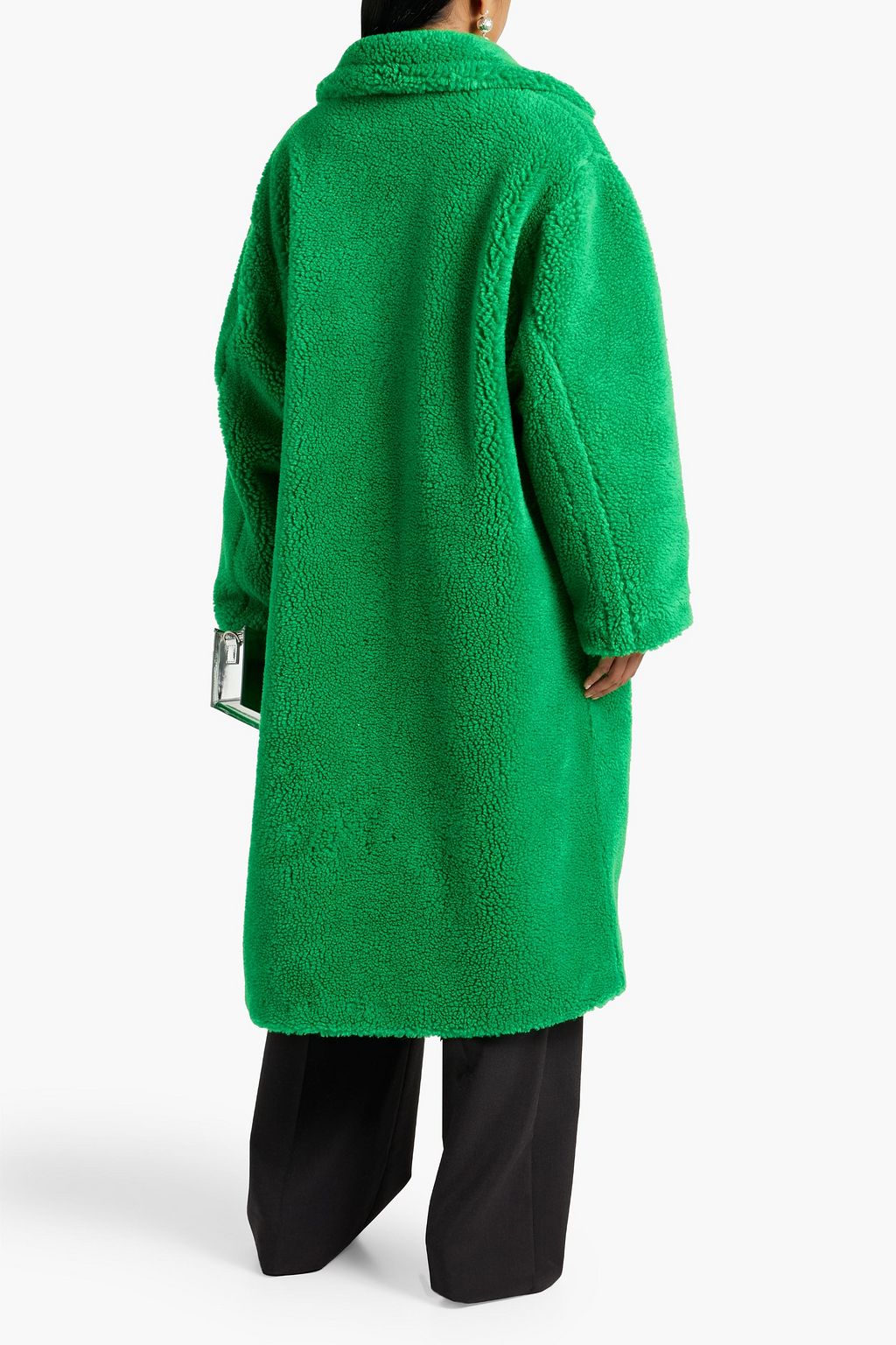 STAND STUDIO Maria oversized faux shearling coat