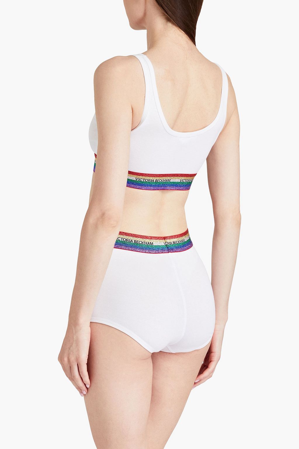 VICTORIA BECKHAM Cotton-jersey bra and briefs set